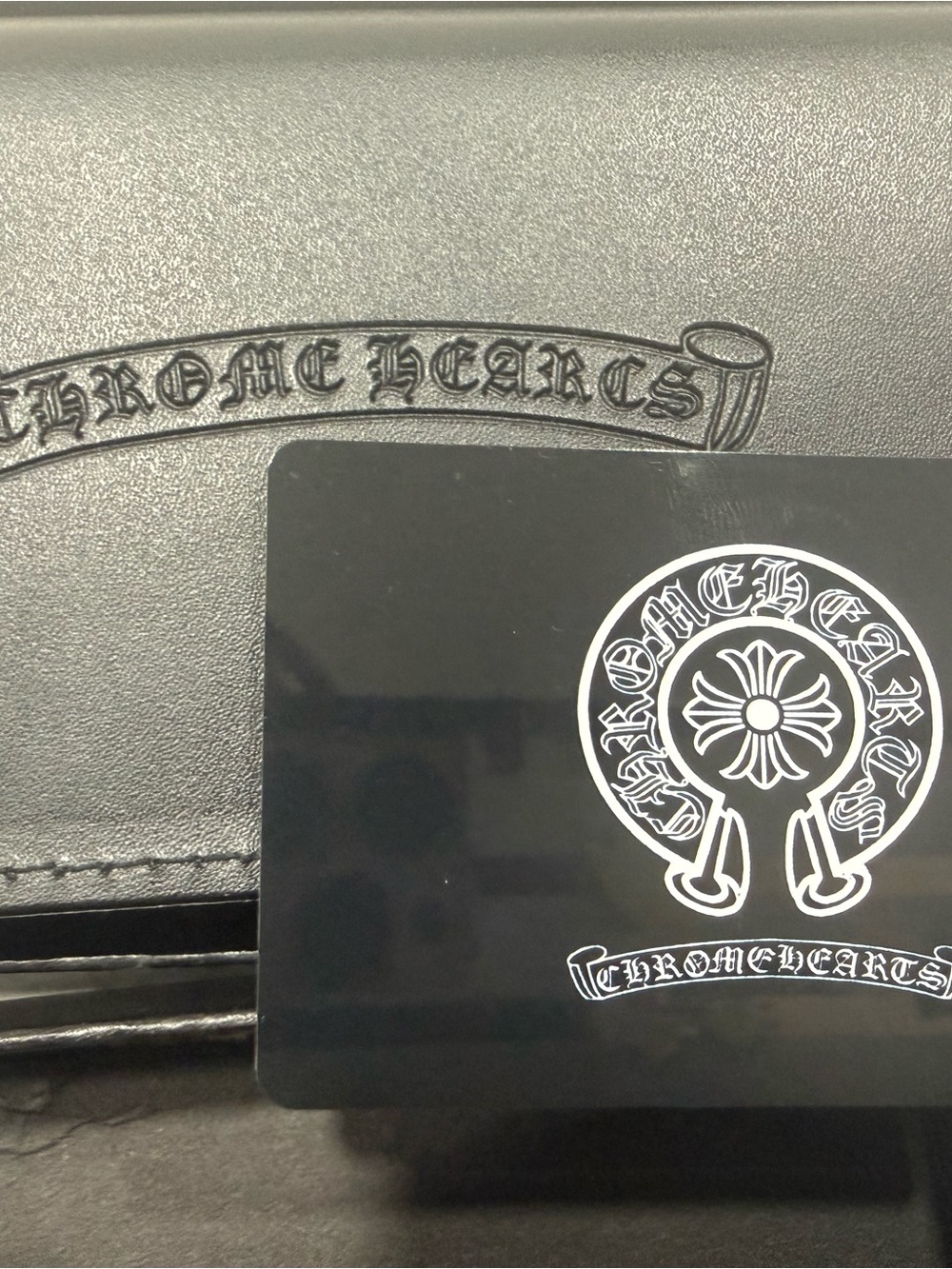Chrome Hearts Black Sunglasses with Silver Detailing